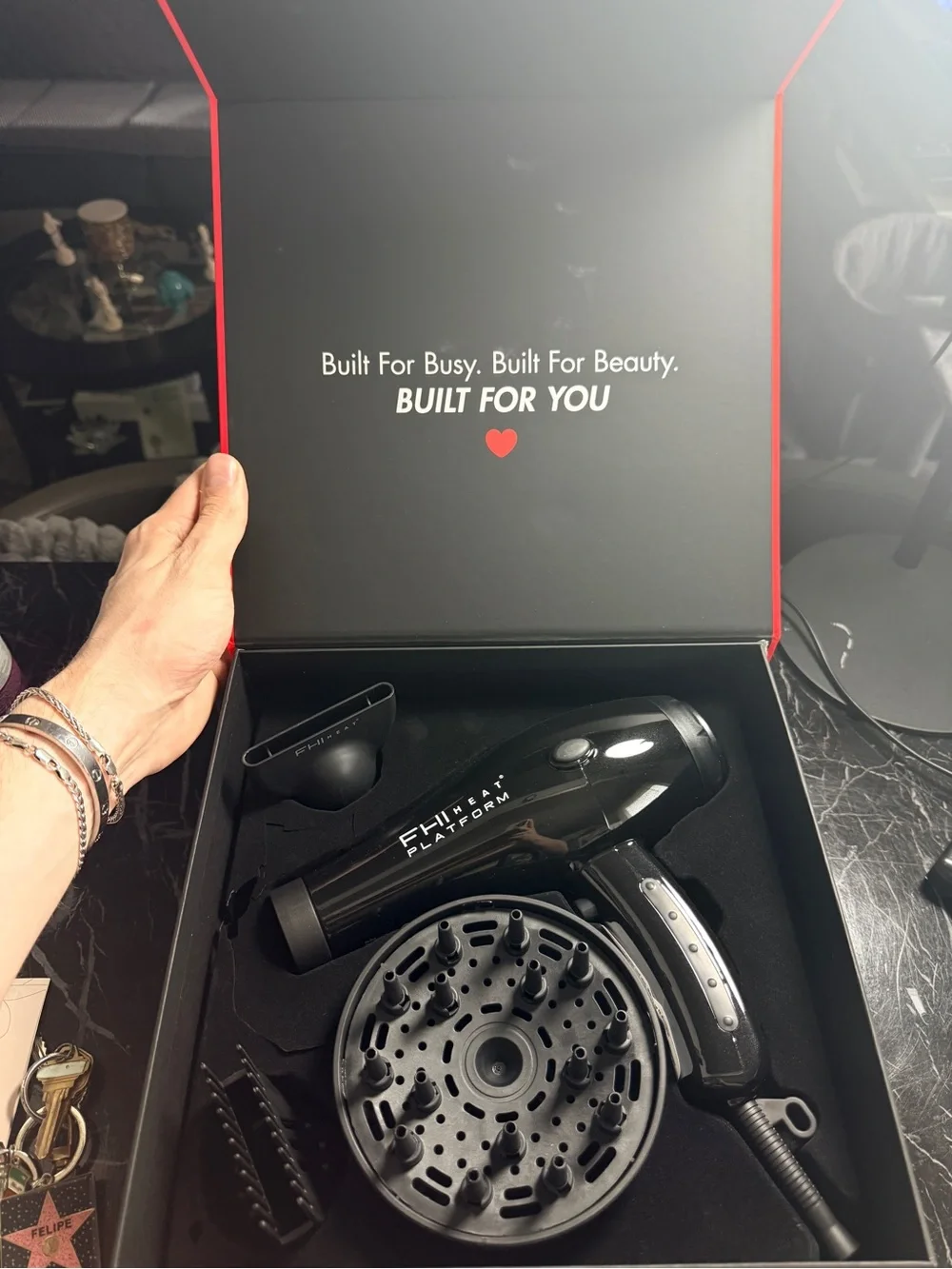 FHI Heat Platform 2000 Black Hair Dryer - Tourmaline Ceramic